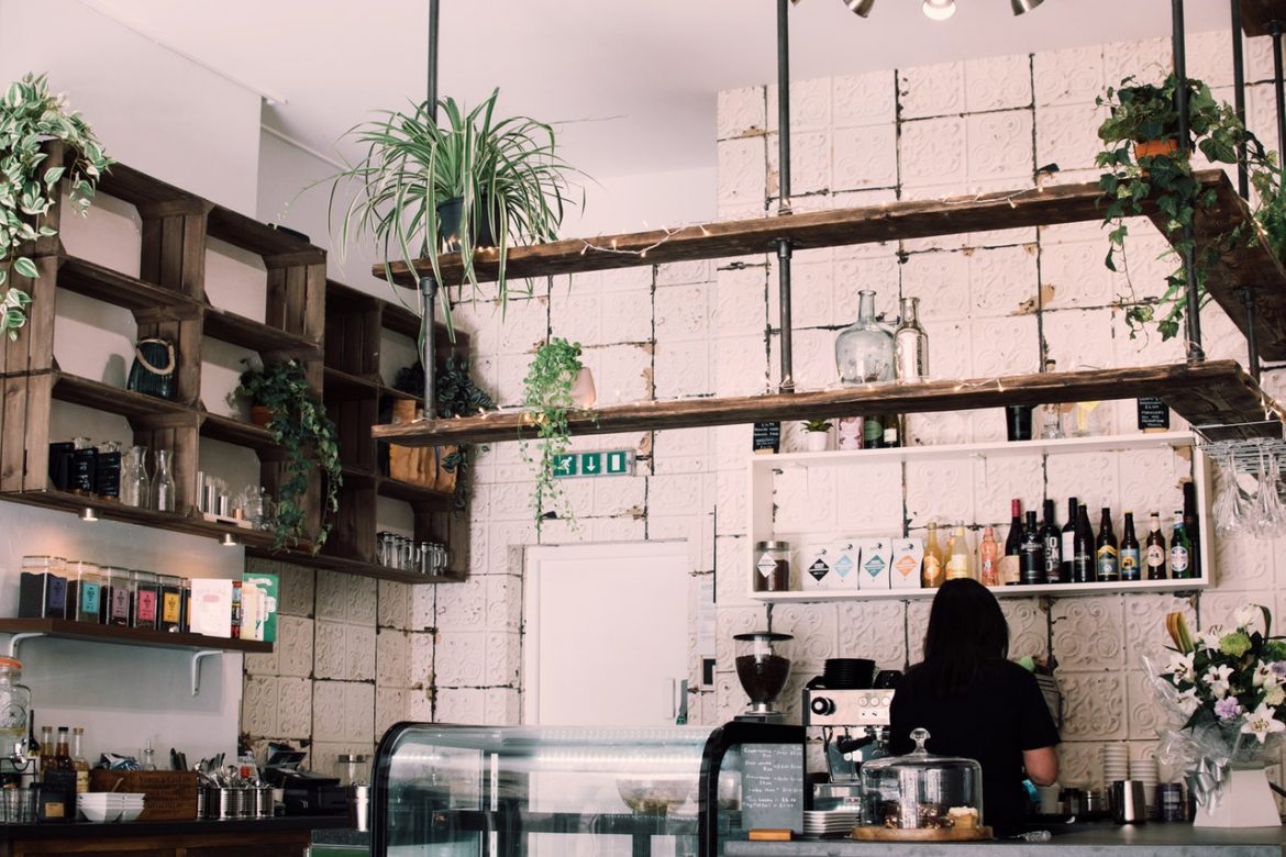 Kök med cafékänsla